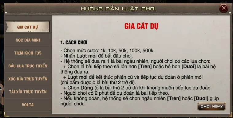 Minigame Mini Gia Cát Dự Tại B52 Club Sân Chơi Uy Tín Với Tỷ Lệ Thưởng Cực Cao