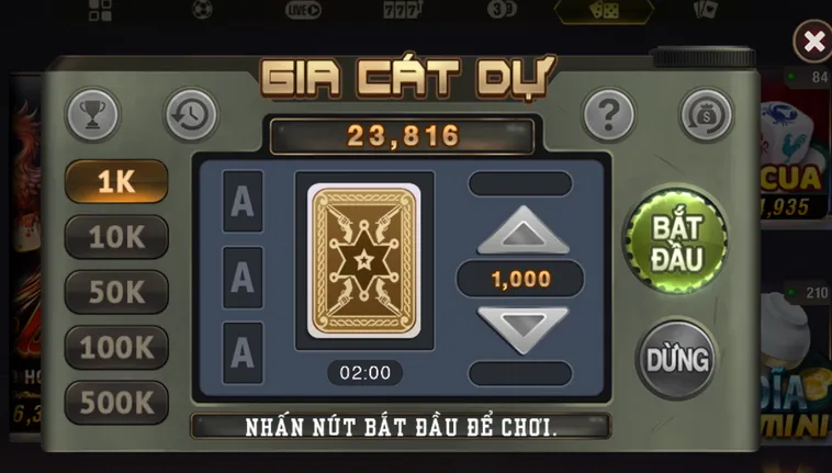 Minigame Mini Gia Cát Dự Tại B52 Club Sân Chơi Uy Tín Với Tỷ Lệ Thưởng Cực Cao