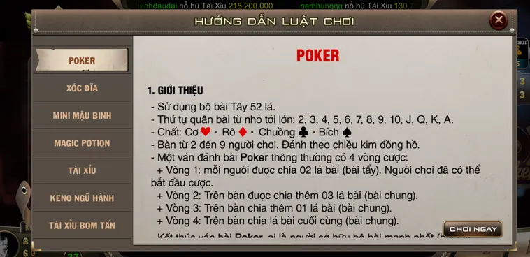 Poker Tại B52 Club Đỉnh Cao Của Nghệ Thuật Sắp Xếp Bài Đầy Kịch Tính