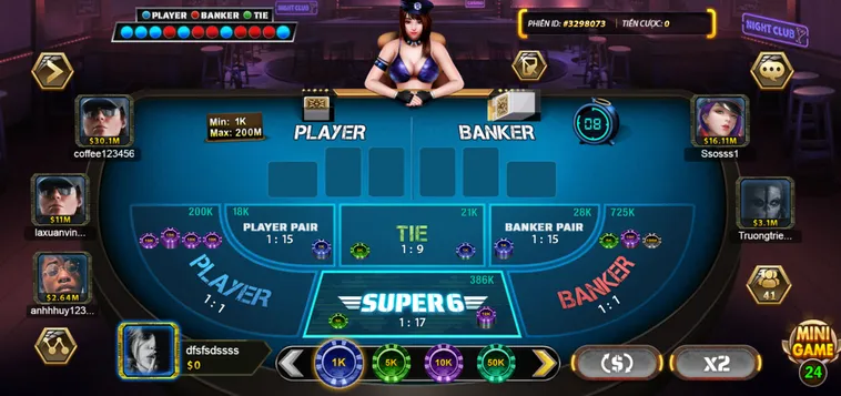 Super Baccarat 6 Tại B52 Club Đỉnh Cao Cá Cược Nhận Thưởng Tiền Tỷ Mỗi Ngày