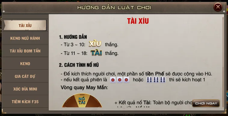 Tài Xỉu Livestream Tại B52 Club Đỉnh Cao Cá Cược Với Tỷ Lệ Thưởng Cực Lớn